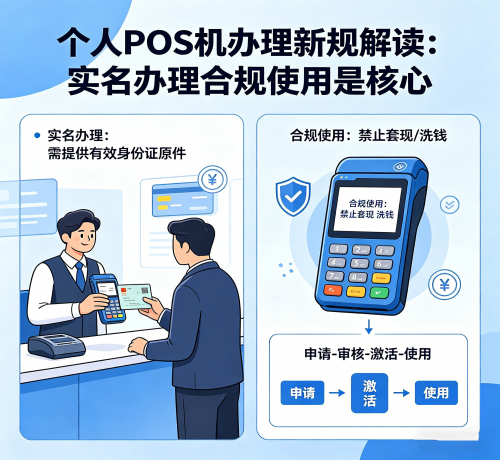 ：个人 POS 机办理新规解读：实名办理合规使用是核心