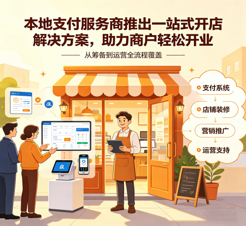 ：本地支付服务商推出一站式开店解决方案，助力商户轻松开业