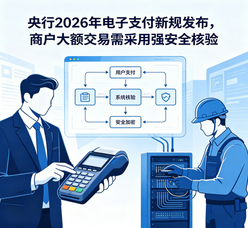 ：央行 2026 年电子支付新规发布，阿坝 商户大额交易需采用强安全核验
