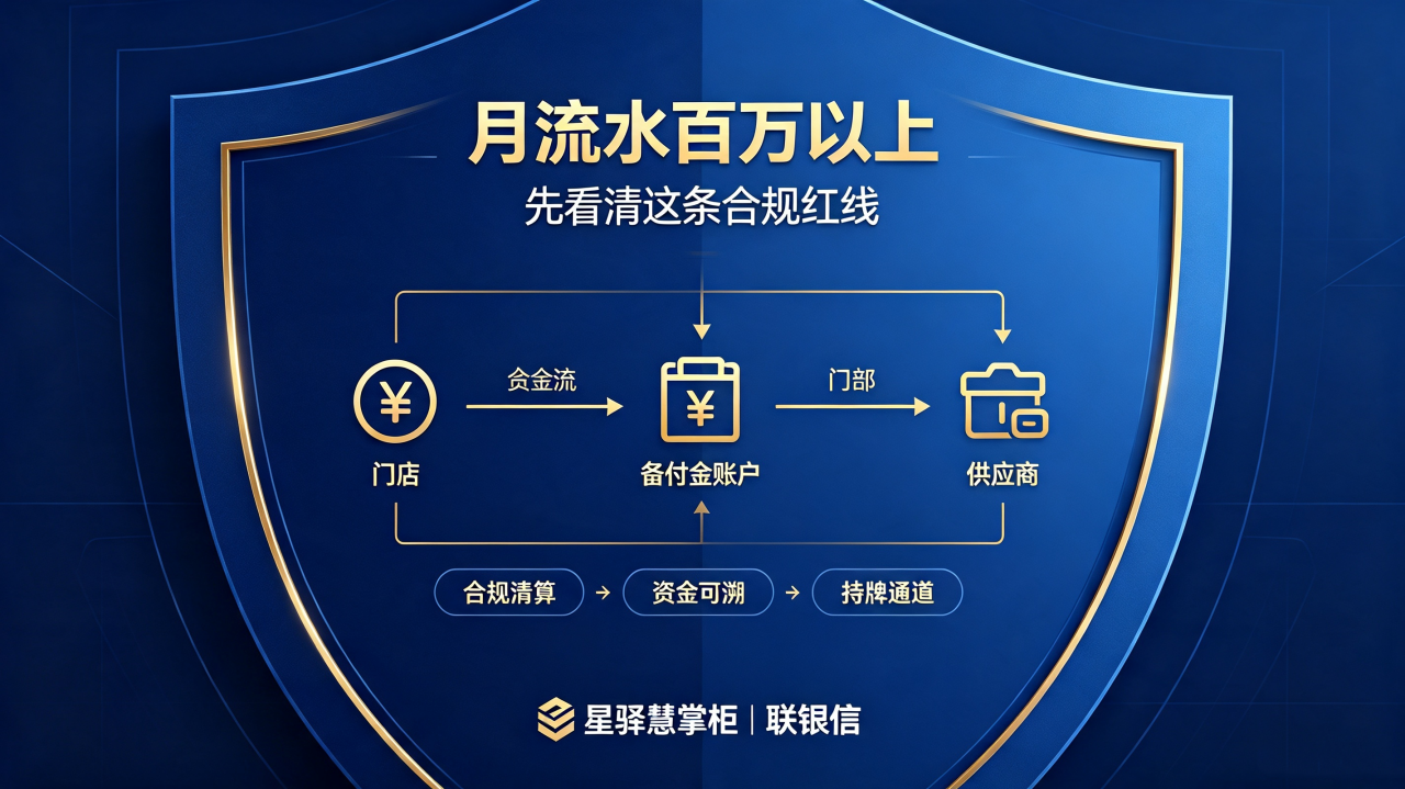 ：月流水百万以上的商户怎么做资金合规？