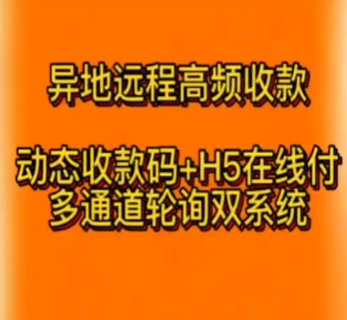 动态码H5远程收款系统